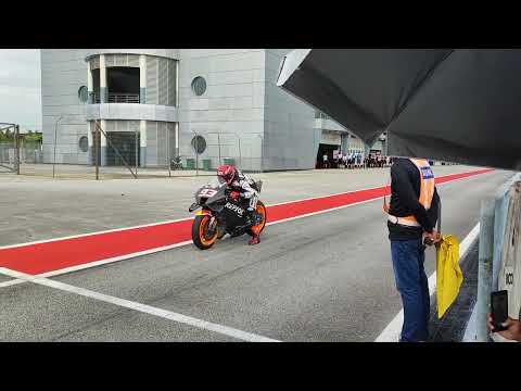 Marc Marquez Launch Control Start Honda MotoGP Bike 2022 Test