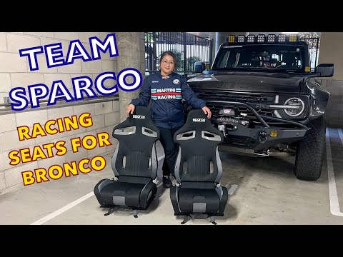 SPARCO RACING SEATS FOR FORD BRONCO | The Bronco Adventures