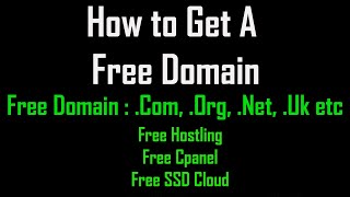 How to Get a Free Domain for Your Website 2024 ( 💯% Working)