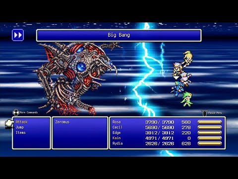 FINAL FANTASY IV - Final Boss: Zeromus + Ending! | Pixel Remaster Collection