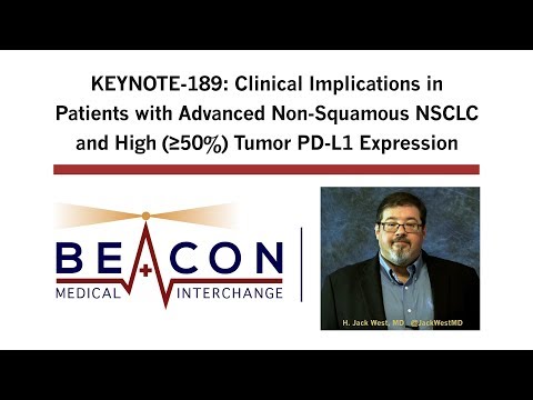 KEYNOTE-189: Clinical Implications for High Tumor PD-L1 Expression (BMIC-031)