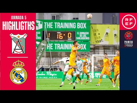 Resumen #PrimeraFederación | Atl. Sanluqueño 2-2 R. Madrid-Castilla | Jornada 5 | Temporada 2024/25