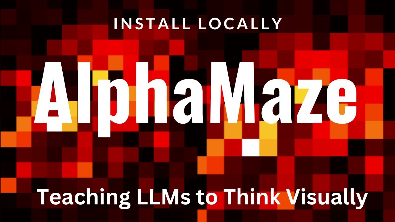 Install AlphaMaze Locally - Teaching LLMs to Think Visually