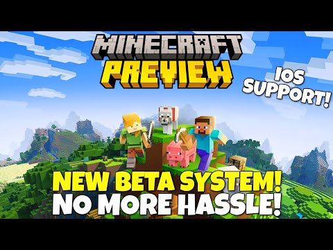 Mojang Just Announced A NEW BETA SYSTEM! Minecraft Preview, Bedrock Edition #short