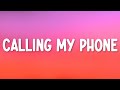 Lil Tjay Calling My Phone Lyrics Feat 6LACK