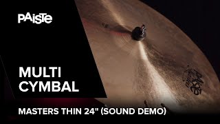 Video thumbnail for PAISTE Masters Thin 24" played by Noah Fürbringer (SOUND DEMO) by GEWA Drums
