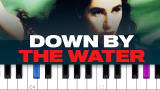 PJ Harvey - Down By The Water (piano tutorial)