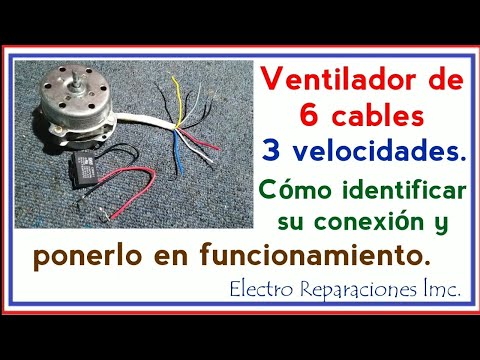 6-Wire, 3-Speed ​​Fan. How to Identify Your Connection.
