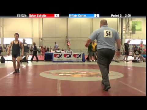 Men 60 KG / 132.25 lbs - Dylan Schulte vs. Britain Carter