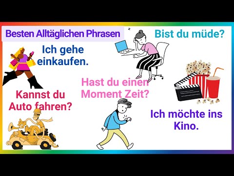 Tägliche Deutsche Fragen und Antworten A1-A2 | Deutsch üben mit Spass