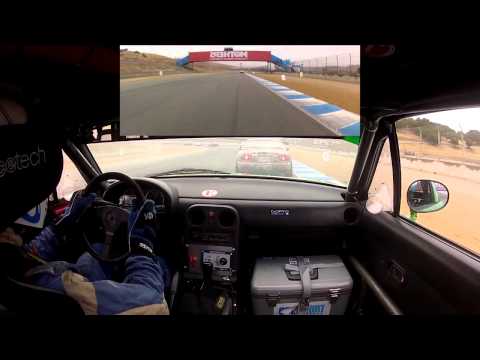 SCCA SFR Spec Miata Race Laguna Seca 6-9-2013