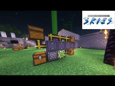 Minecraft FTB Skies #15 ME Controller + Advanced Inscriber