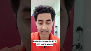 Free video lectures for JEE & NEET 2022 aspirants by NTA taught IIT Prrofessors | Subject experts