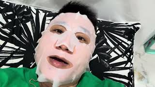 Đắp mặt nạ chờ đợi 😂😂😂