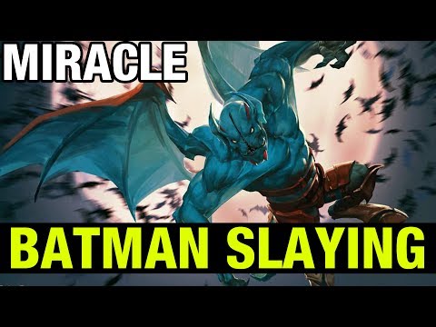 BATMAN SLAYING IN DOTA - MIRACLE NIGHTSTALKER - Dota 2