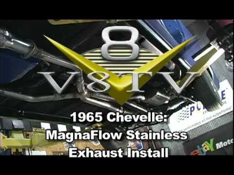 V8TV '65 Chevelle MagnaFlow Exhaust Install Video