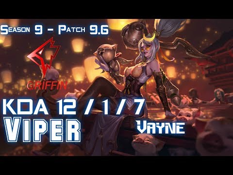 GRF Viper VAYNE vs VLADIMIR ADC - Patch 9.6 KR Ranked