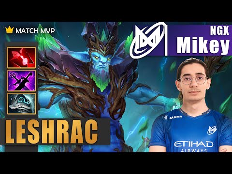 Leshrac Mid | NGX.Mikey | MIKEY LESHRAC 100% WINRATE TOTALLY INSANE | 7.33e Gameplay Highlight