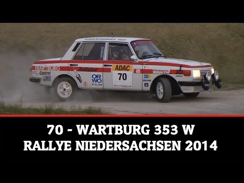#70 - Wartburg 353 W - 9. ADAC Rallye Niedersachsen 2014 [HD]