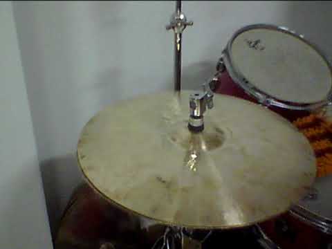 14 hi-hats Mattia Bourgis hand made jazz cymbals 1013/1031g