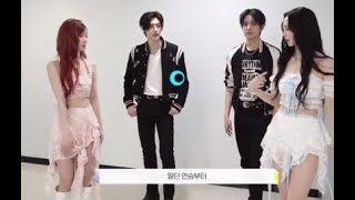 enhypen with other groups (TIKTOK CHALLANGES- BEHIND THE SCENES)