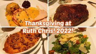 RUTH'S CHRIS THANKSGIVING THREE-COURSE DINNER FOR $46.95 SPECIAL! IS IT WORTH IT? COME SEE MY REVIEW