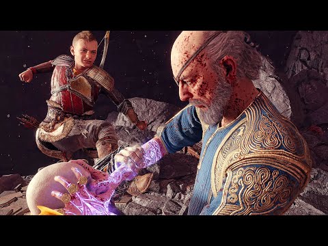 Mimir calls Odin All F*cker for Brok Scene - God Of War Ragnarok