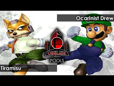 Melee: Tiramisu (Fox) V Ocarinist Drew (Luigi) - Obelisk 83 Tournament SSBM