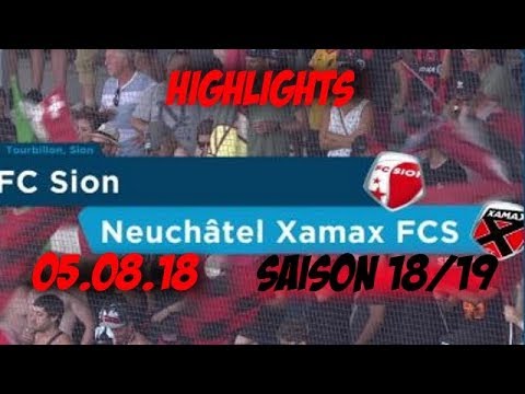 Highlights: Fc Sion vs Fc Neuchatel Xamax FCS (05.08.18)