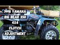 Yamaha Big Bear 350 4x4 ATV Clutch Adjustment