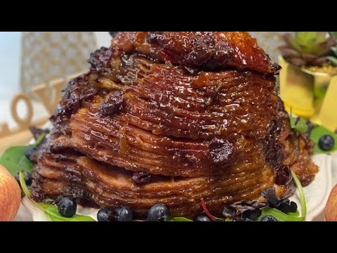 HOW TO MAKE CHERRY GLAZED HAM BETTER THAN THE HONEY...