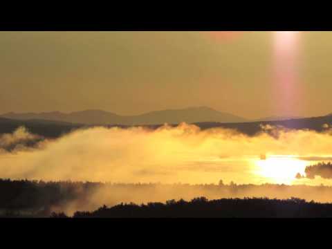 Enya - "La Soñadora" - Sunrise over misty lake in Maine