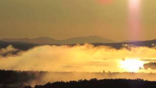 Enya - &quot;La Soñadora&quot; - Sunrise over misty lake in Maine