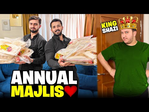 Annual Majlis at New Home🙏🏻Aj shazi ny Kamal kr dia😳