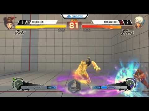 EVO 2015 USFIV Top 8 Gamerbee vs Infiltration  (1080p)
