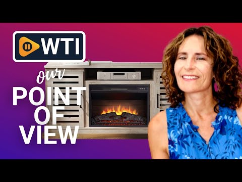 Cheerway 3D Fireplace TV Stands - WTI product video review