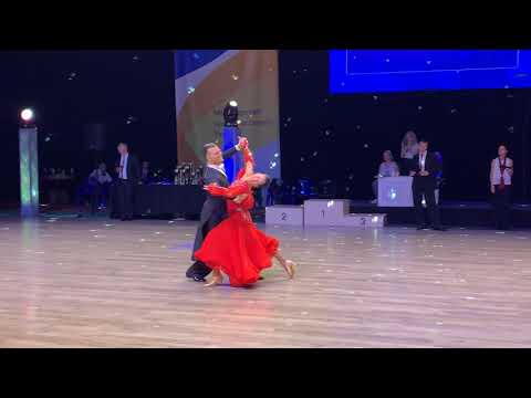 Earle Williamson - Veronika Myshko, final slow foxtrot. Ukrainian National Championship 2019, AUDSF.