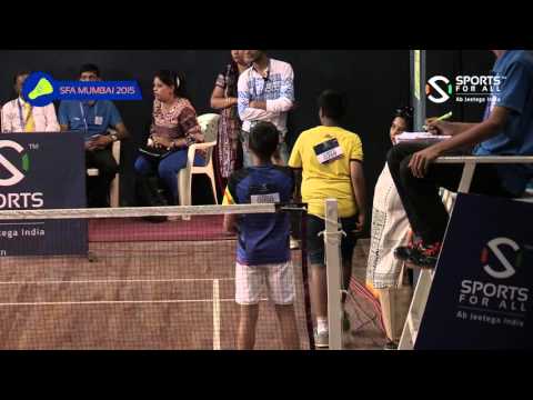 SFA Mumbai 2015 | Badminton | Udyat Jain Vs Rahul Dagaonkar | U13 | Boys | R2