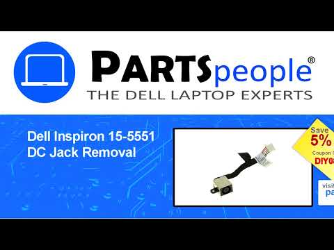 Dell Inspiron 15 5551 (P51F003) DC Jack How-To Video Tutorial