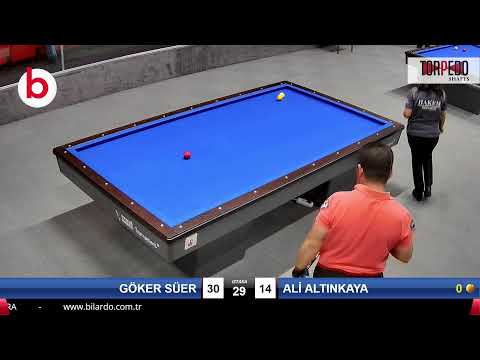 GÖKER SÜER & ALİ ALTINKAYA Bilardo Maçı - 2021 TÜRKİYE ŞAMPİYONASI 2.ETAP-5.TUR