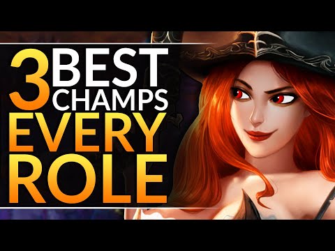 Top 3 BROKEN CHAMPIONS to MAIN of EVERY ROLE - 10.5 BEST Meta Picks and Tips | LoL Pro Guide