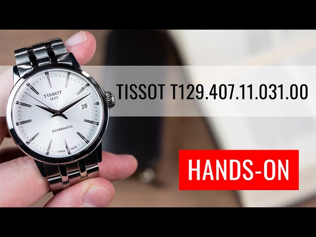 ساعة تيسو كلاسيك دريم أوتوماتيكية رجالية - T129.407.11.031.00