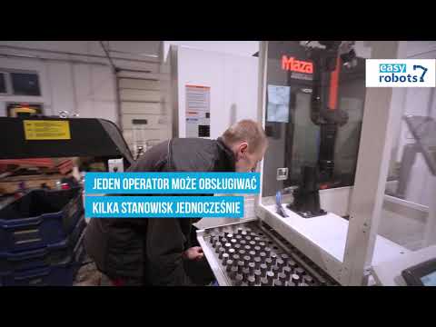 Zrobotyzowane stanowiska do obsługi CNC w firmie Stalko