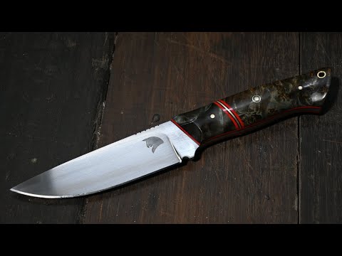 Knife making - Making a bushcraft knife from 1095 steel.