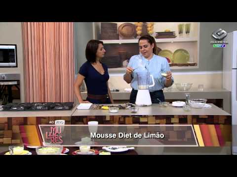 Mulheres - Mousse diet de limão - 06/09/2013