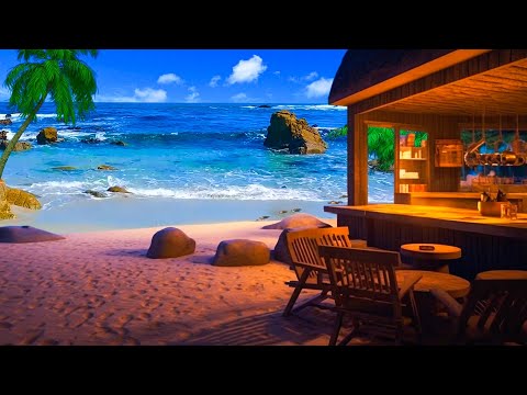 4K HDR Mediterranean Blue - Crashing Sea Waves 🌊 Ocean Surf Sounds - Relaxing Beach Video😴