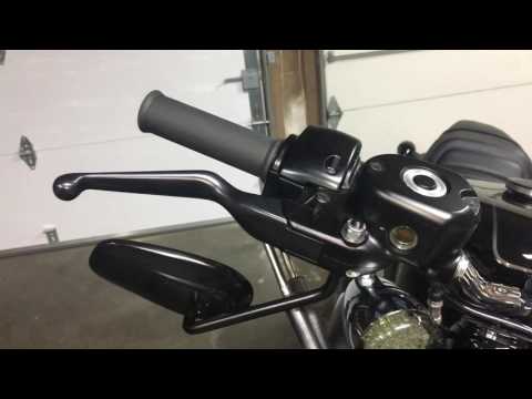 How to install brake lever on a Harley Roadster XL1200CX