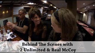 Behind The Scenes with 90s bands 2 Unlimited &amp; Real McCoy | Vlog