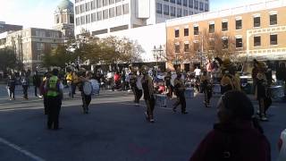 Twiggs County High School Band at the Christmas Parade in Macon, GA 12-6-15