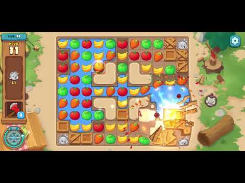 We Bare Bears Match3 Repairs Level 84 - No Boosters